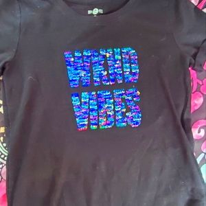 Girls Sequin Top